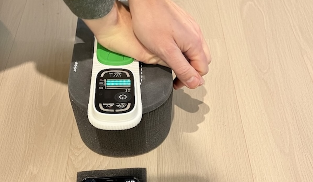 CPRAIDR used during CPR training